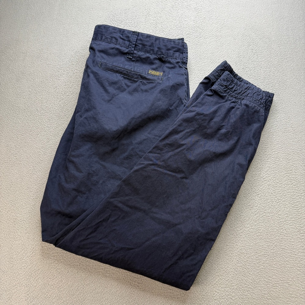 Polo Ralph Lauren Straight Fit Jogger Pants Men 34/32 FIT 35x29 Blue Pima Cotton